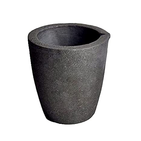 Photo 1 of #3 4KG MegaCast™, Foundry Clay Graphite Crucibles Black Cup Furnace Torch Melting Casting Refining Gold Silver Copper Brass Aluminum
