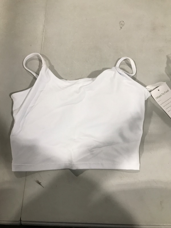 Photo 1 of CROPPED BRALETTE WHITE SIZE 6