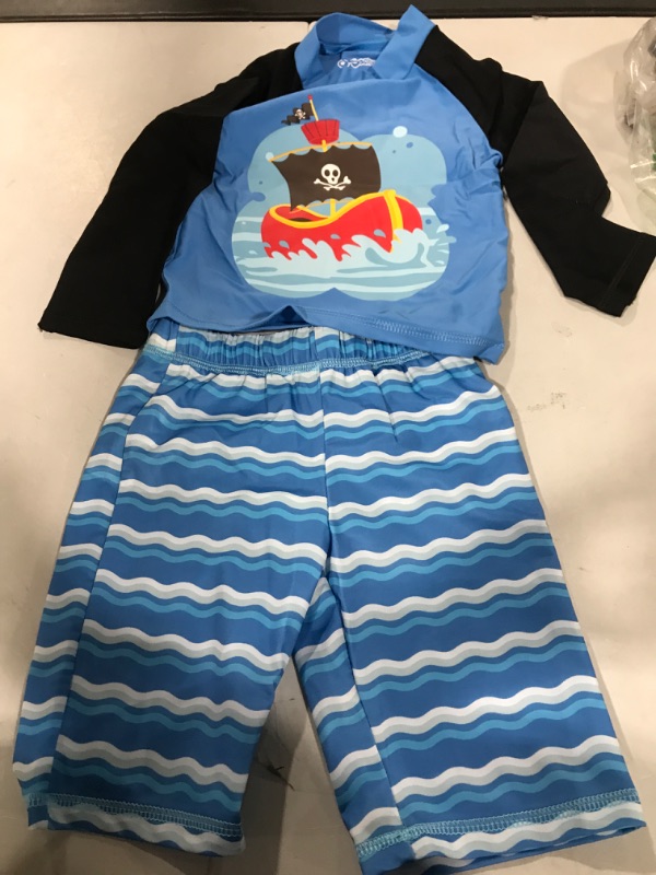 Photo 1 of 2/3T KIDS PIRATE SWIM OUTFIT 