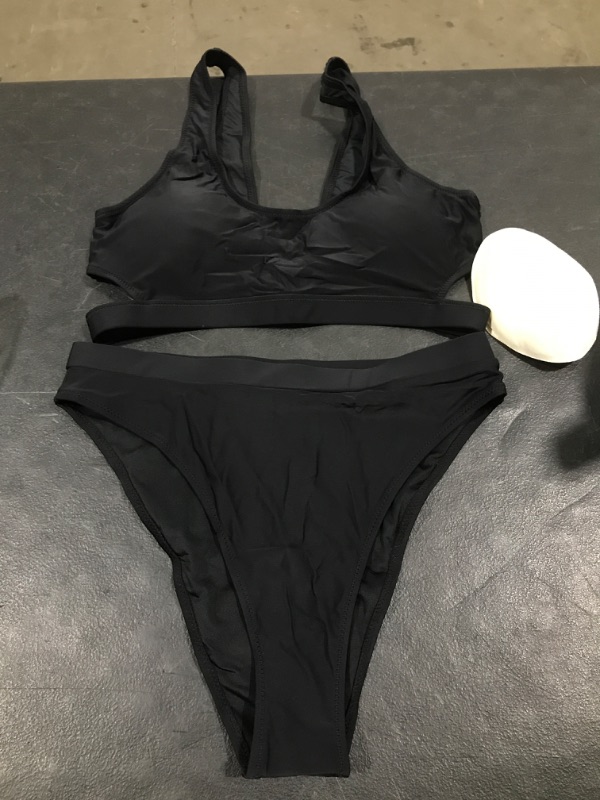 Photo 1 of BLACK TWO PIECE SWIM WEAR XL