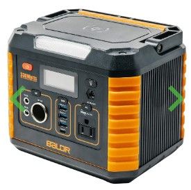 Photo 1 of BALDR 330W Portable Power Station Lithium-ion Battery Solar Generator With 110 AC Outlet New
