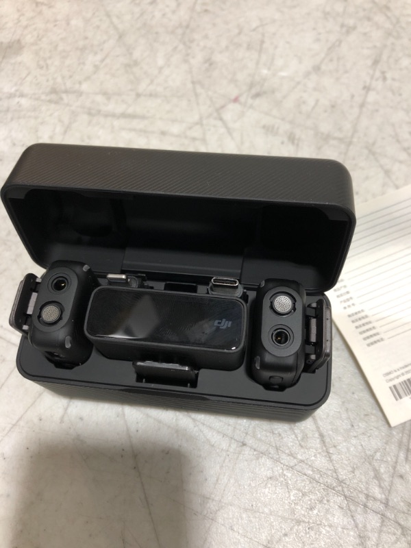 Photo 2 of DJI Mic (2 TX + 1 RX + Charging Case), Wireless Lavalier Microphone, 250m (820 ft.) Range, 15-Hour Battery, Noise Cancellation, Wireless Microphone for PC, iPhone, Andriod, Record Interview, Vlogs
