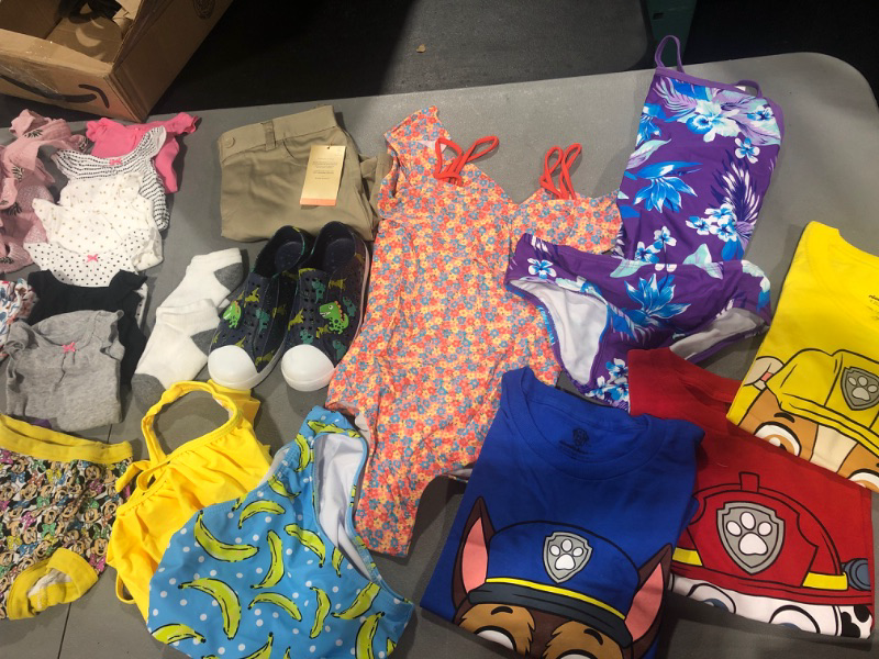 Photo 1 of BAG LOT!!! BABY, TODDLER AND CHILDRENS CLOTHING & ACCESSORIES -- NEW & USED -- SIZES VARY (NEWBORN-10)