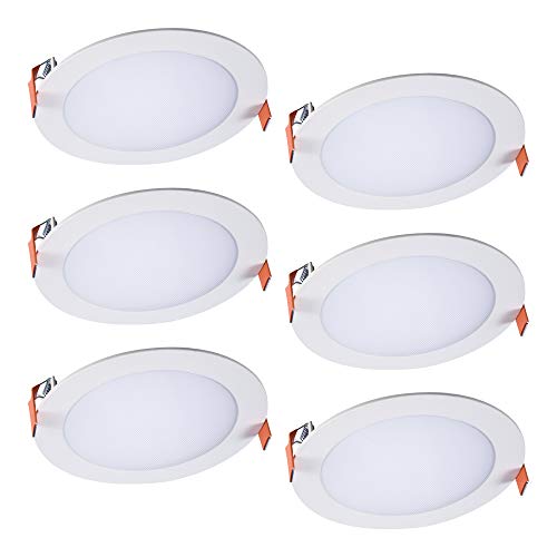 Halo HLB6099FS1EMWR-6PK Selectable CCT New Construction or Remodel Canless Recessed Integrated LED White
