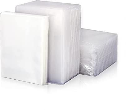 Photo 1 of 35pt Top Loader for Trading Cards,Baseball Card Protectors Hard Plastic,Sports Cards 50pc Toploader and 50pcs Penny Sleeves(100ct.White)