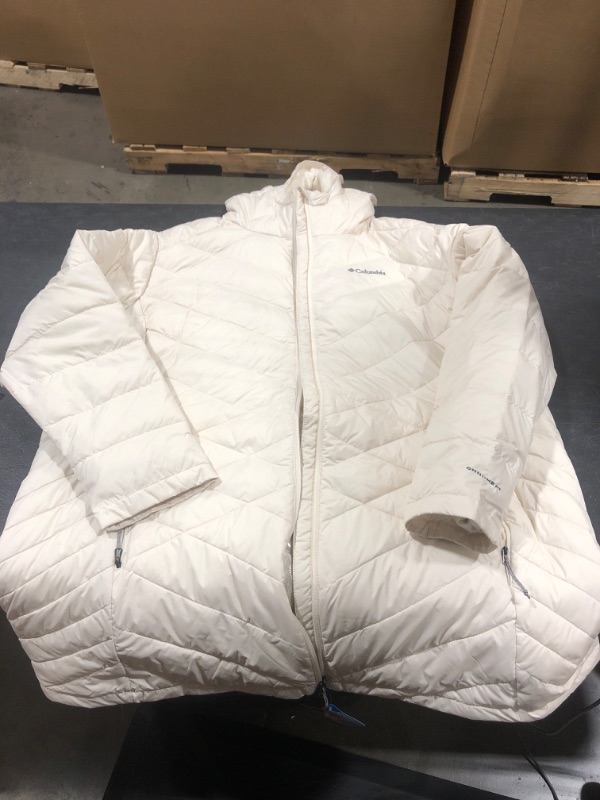 Photo 2 of Columbia Women's Heavenly Long HDD Jacket Chalk 3X