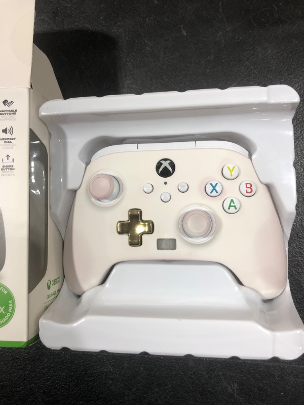 Photo 2 of Powera Enhanced Wired Controller for Xbox Series X/S Mist, White