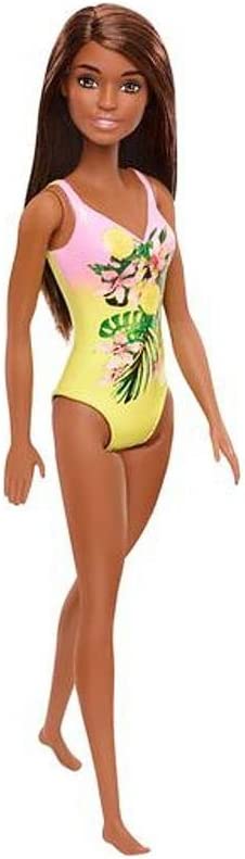 Photo 1 of Barbie Doll, Brunette, Wearing Swimsuit, for Kids 3 to 7 Years Old
