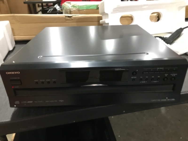 Photo 3 of Onkyo DXC390 6-Disc Carousel Changer CD Player, Black