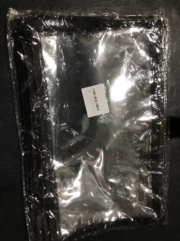 Photo 1 of YESSART 11.6 x 7 Clear Plastic Zipper Envelopes Pencil Pouches Folder Storage Document File Organization Bags 10 Pack