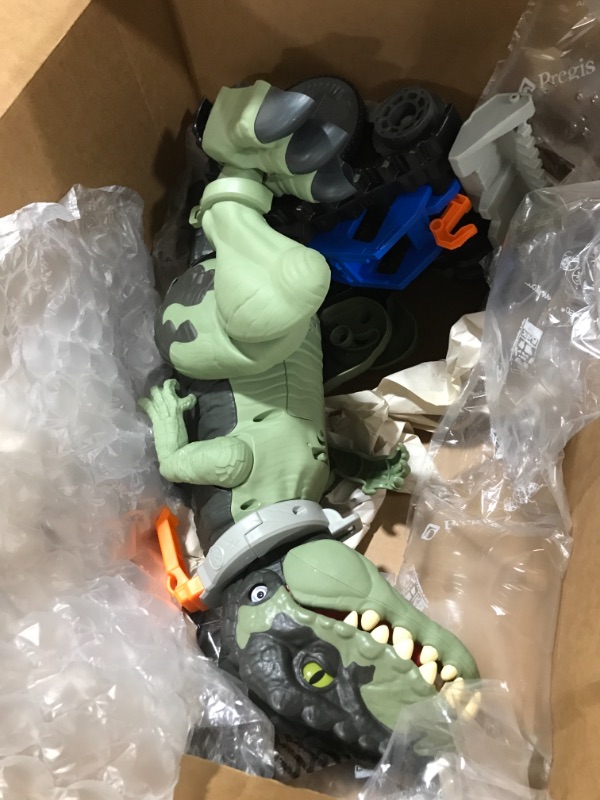 Photo 2 of Fisher-Price Imaginext Jurassic World Dominion Giga Dinosaur Toy, 16 x 29 in, with Lights Sounds and Owen Grady Figure, Mega Stomp & by Rumble Giga Dino