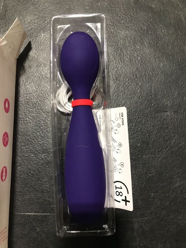 Photo 2 of STIRLOVE Wand Massager, Wireless Vibration Handheld Rechargeable Personal Massager for Women 15 Powerful Patterns Perfect for Muscle Tension, Back Soreness, Neck Relief (Purple)