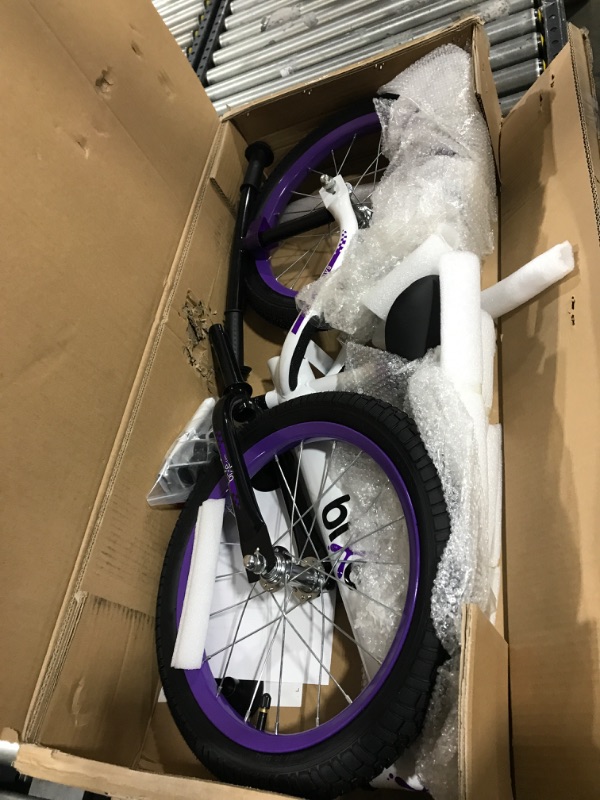 Photo 2 of Bixe Balance Bike: for Big Kids Aged 4, 5, 6, 7, 8 and 9 Years Old - No Pedal Sport Training Bicycle | 16inch Wheel Violet