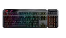 Photo 3 of ASUS ROG Claymore II Wireless Modular Gaming Mechanical Keyboard-Black & ROG Gladius III Wireless Gaming Mouse, Tri-Mode Connectivity with 2.4GHz and Bluetooth LE, Tuned 19,000 DPI Sensor ROG Claymore II (RX Red Switches) Keyboard