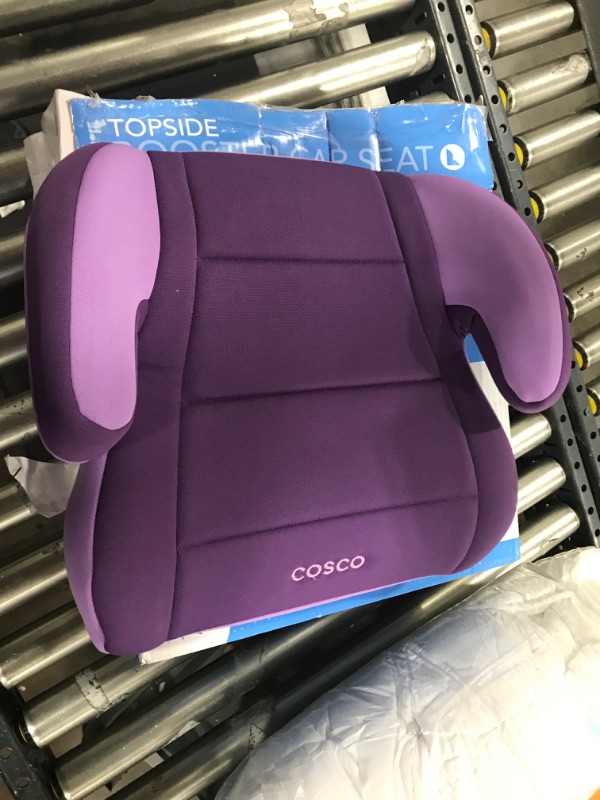 Photo 2 of Cosco Topside Child Safe Belt Positioned Backless Booster Car Seat, Purple Grape