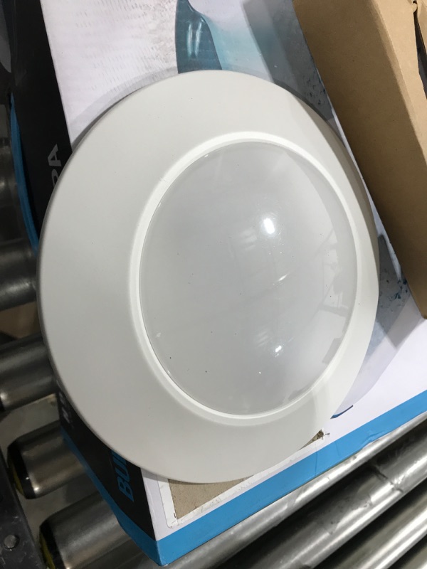 Photo 4 of HALO 6 inch Recessed LED Disc Ceiling & Wall Light – Surface Mount – 5000K - White – 6 Pack 6 inch 5000k Daylight 6