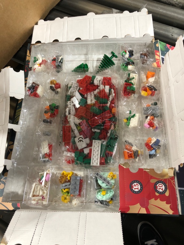 Photo 1 of 24 piece christmas building block mystery box