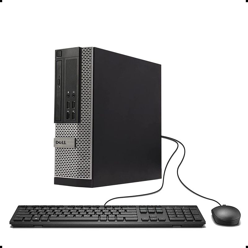 Photo 1 of Dell OptiPlex 9020-SFF, Intel Core i5-4570 3.2GHZ, 16GB RAM, 512GB SSD Solid State, DVDRW, Windows 10 Pro 64bit (Renewed)
