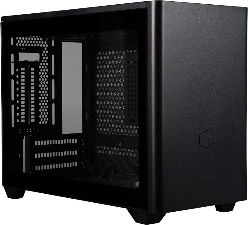 Photo 1 of Cooler Master MasterBox NR200P Mini ITX Computer Case - Tempered Glass Side Panel, Superior Cooling Options, Vertical GPU Display, Tool-Free 360 Degree...
