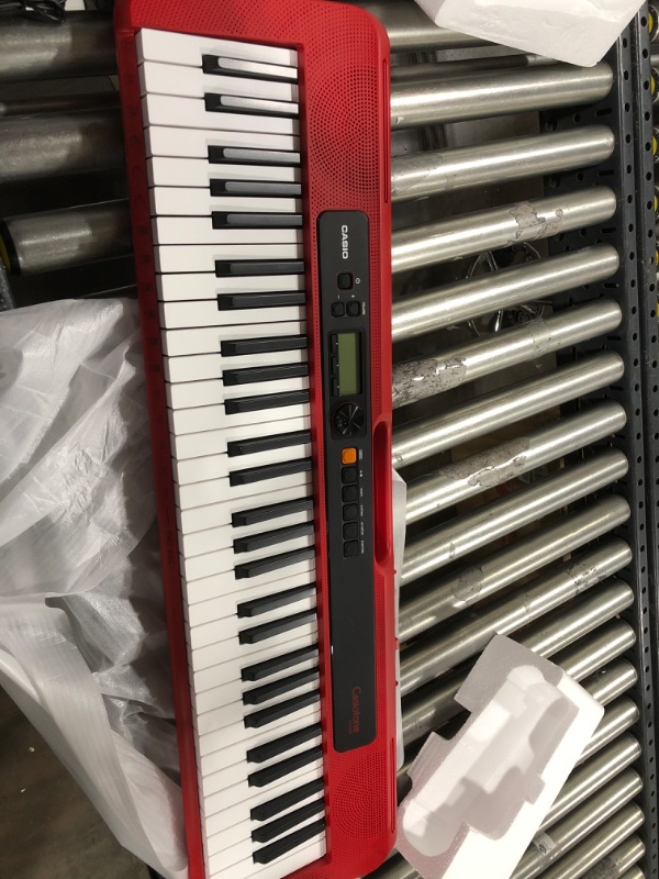 Photo 2 of Casio CT-S200 61-Key Portable Keyboard (Red)