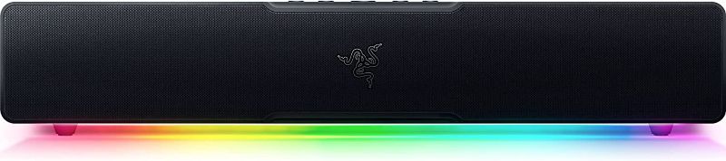 Photo 1 of Razer Leviathan V2 X: PC Soundbar with Full-Range Drivers - Compact Design - Chroma RGB - USB Type C Power and Audio Delivery - Bluetooth 5.0 - for PC,-Laptop, Smartphones, Tablets & Nintendo Switch
