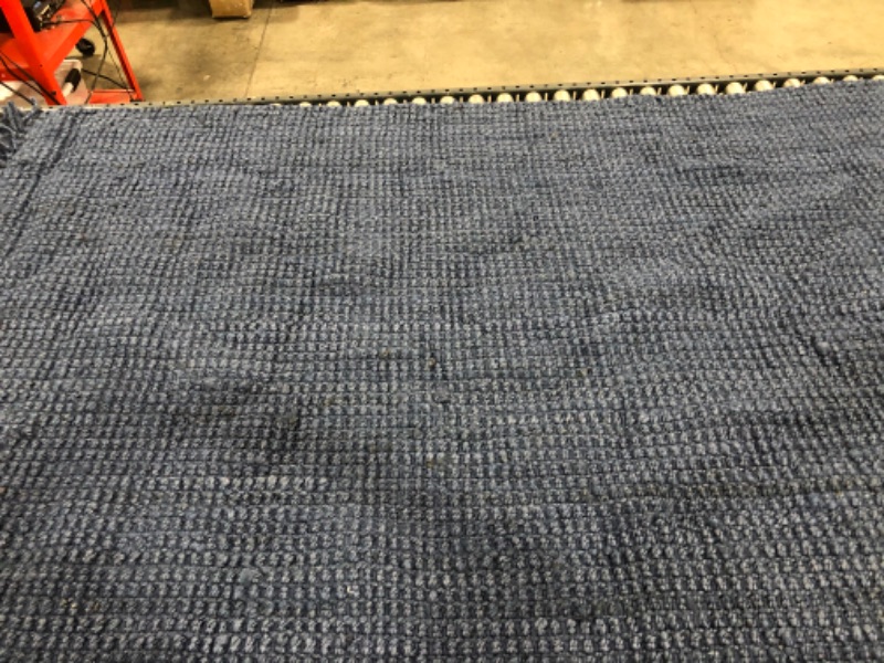 Photo 2 of 58x91 blue woven rug