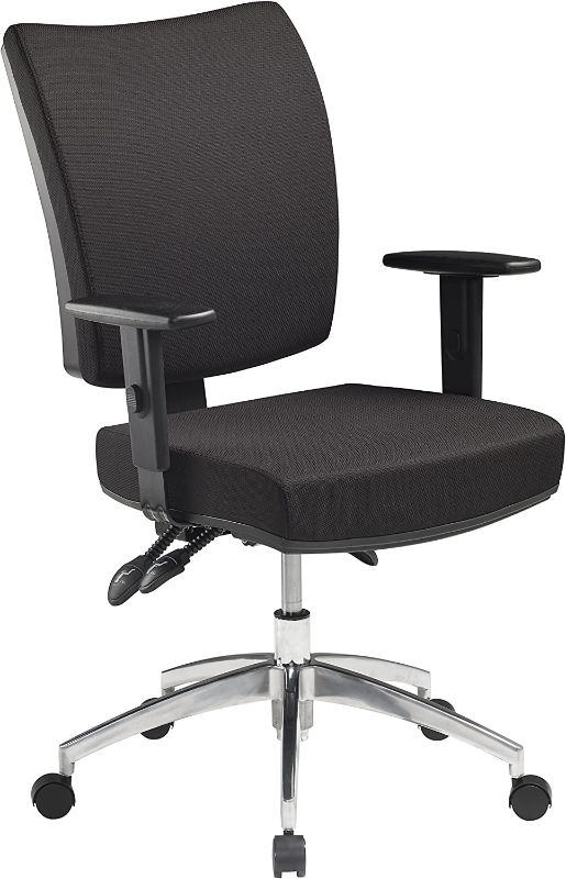 Photo 1 of Pago Flash II Deluxe Ergonomic Chair Home Office Desk Chair with Alloy Spider and Adjustable Arms Beige 
