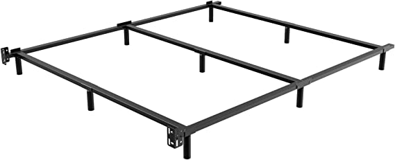 Photo 1 of Homdock Queen Size Metal Bed Frame-7 Inch High Heavy Duty Bed Base with 9-Leg Support for Box Spring & Mattress , Elegant Black Finish
