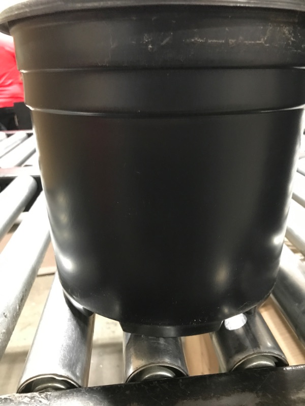 Photo 1 of 10-PACK 9"X10"ROUND BLACK PLASTIC NURSERY PLANT CONTAINERS 