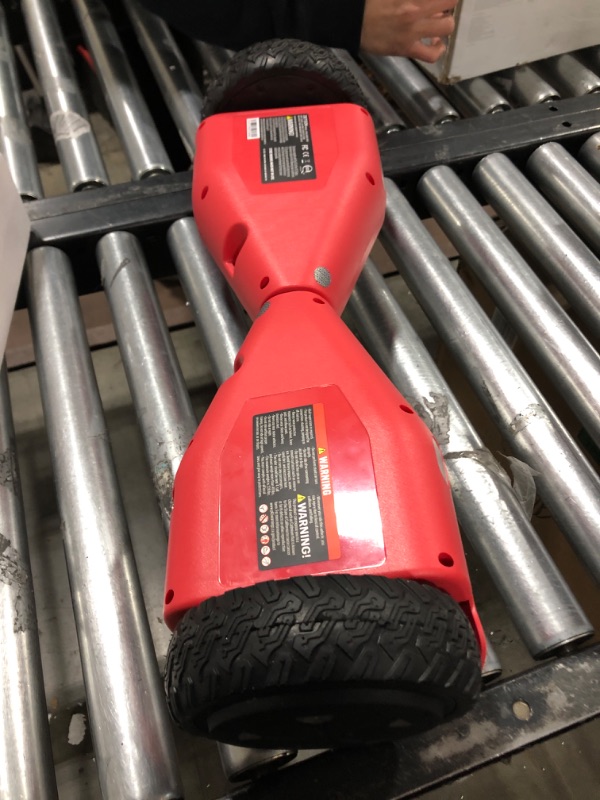 Photo 1 of Jetson All Terrain Light Up Self Balancing Hoverboard with Anti-Slip Grip Pads, for riders up to 220lbs Red