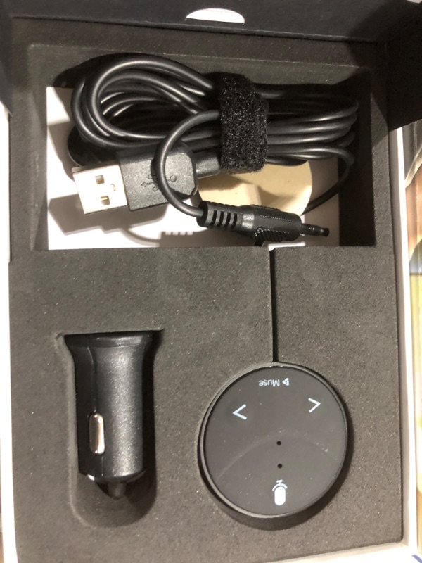 Photo 2 of Muse Auto (2nd Gen): Alexa-Enabled Voice Assistant for Cars with Hands-Free Music, Audiobooks, Navigation and 2-Port USB Car Charger