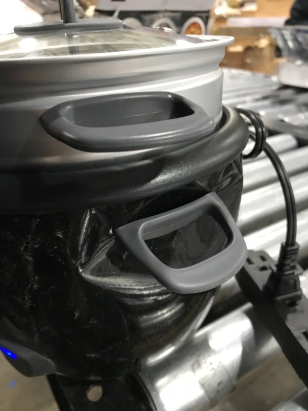 Photo 1 of Aroma Housewares 6-Cup (Cooked) Pot-Style Rice Cooker and Food Steamer, Black ARC-743-1NGB
