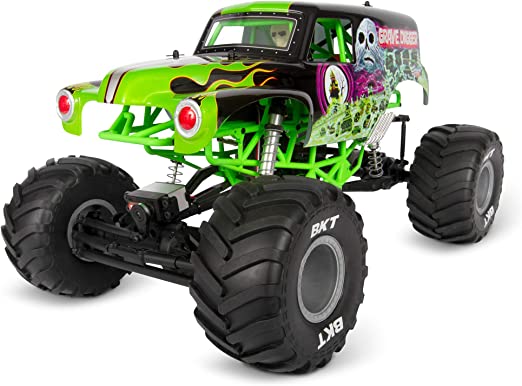 Photo 1 of Axial SMT10 Grave Digger RC Monster Truck RTR with 2.4GHz Radio Transmitter System (Battery and Charger Not Included): 1/10 Scale AXI03019, Black & Green
