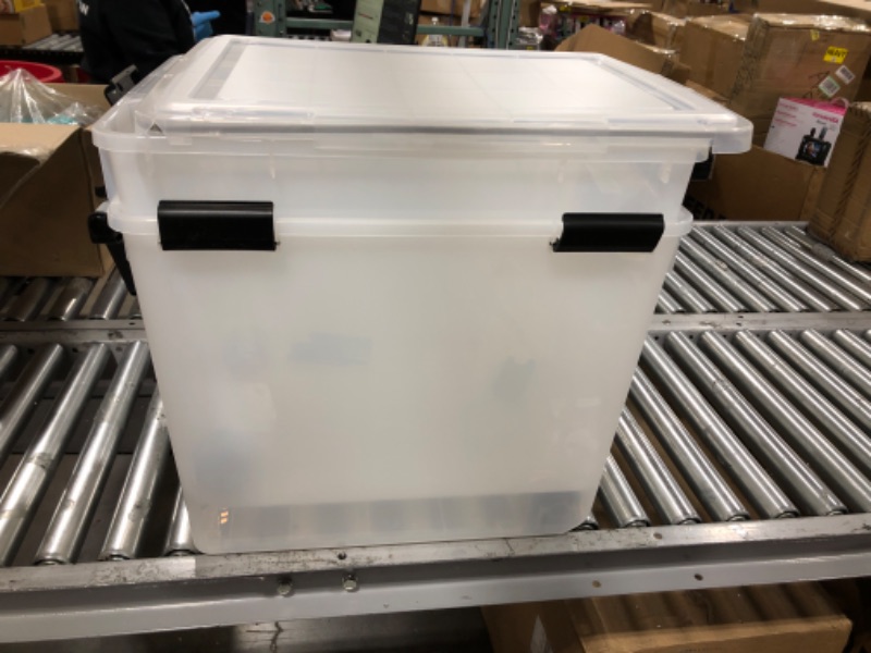 Photo 1 of 2 PACK OF ROLLING BINS WITH LIDS 