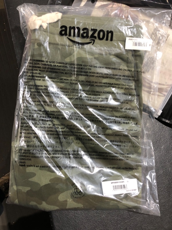 Photo 2 of Amazon Essentials Women's French Terry Fleece Jogger Sweatpant (Available in Plus Size) Large Green, Camo