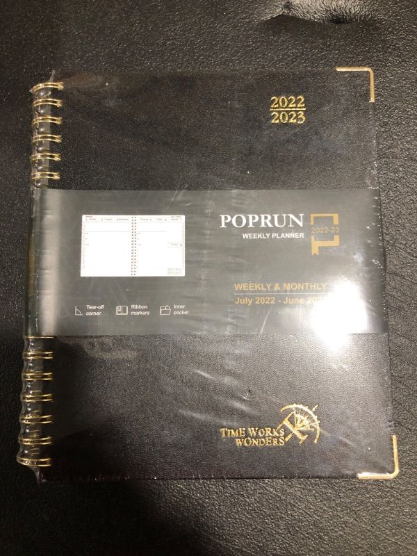 Photo 2 of POPRUN WEEKLY PLANNER 2022-2023. 