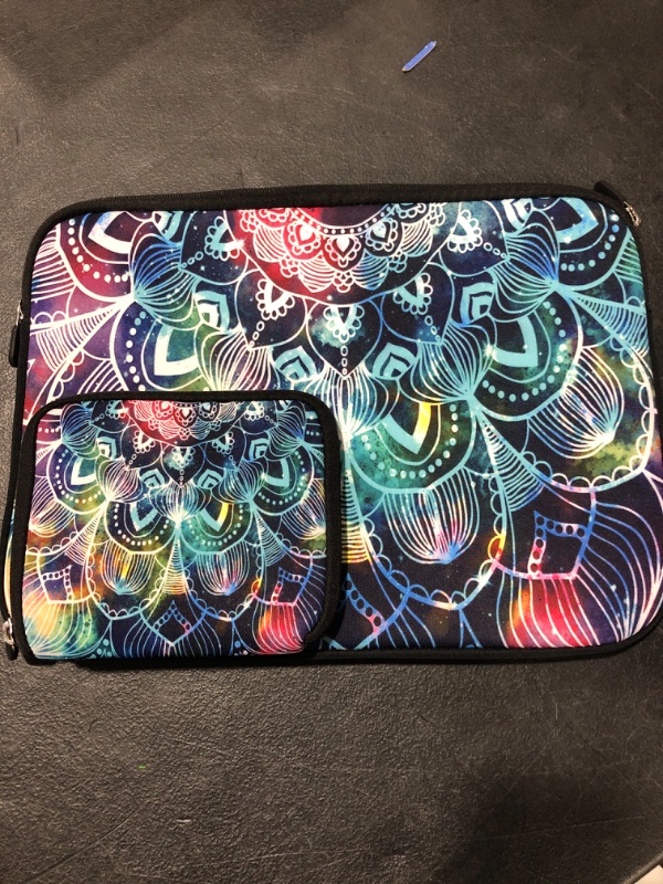 Photo 1 of HAPPYLIVE SHOPPING 11.6 12 12.5 13 13.3 inch Laptop Sleeve Compatible with 13-13.3 MacBook Pro, Air, Notebook Tablet Computer PC, Neoprene Protection Cover Bag Small Case(Mandala Arts), 11-13.3
