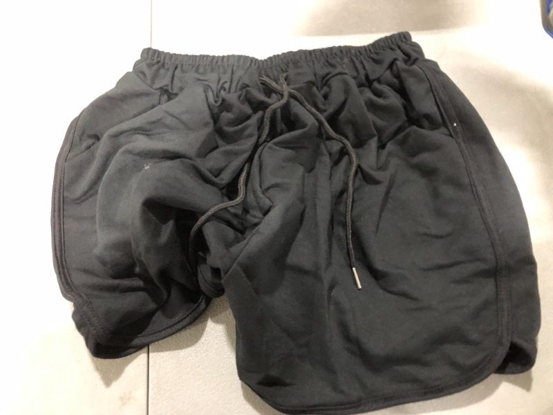 Photo 1 of BLACK SHORTS SIZE UNKNOWN 