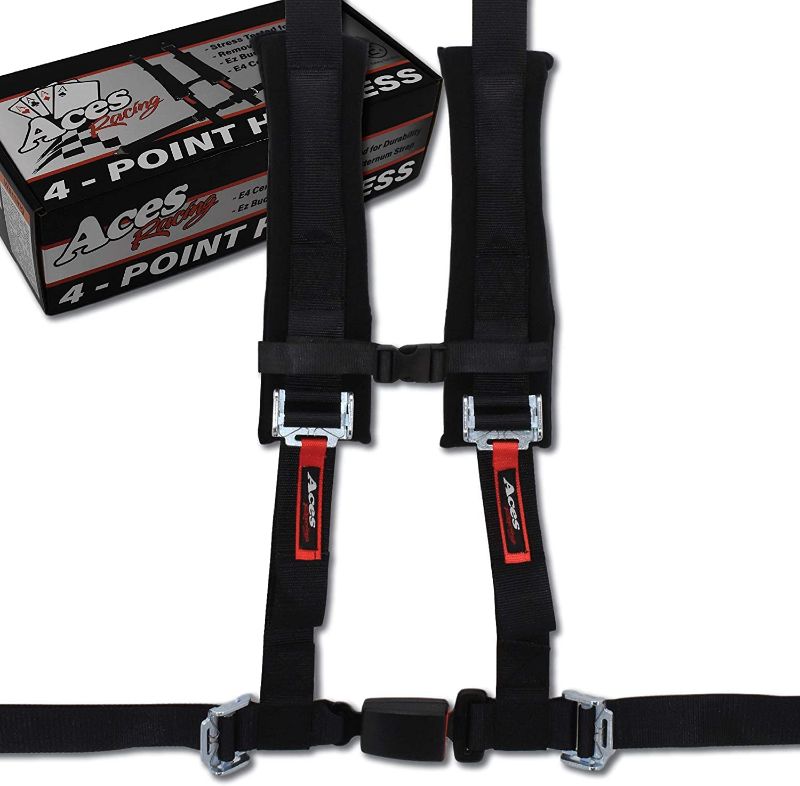 Photo 1 of 4 Point Harness with 2 Inch Padding (Ez Buckle Technology) (Black)