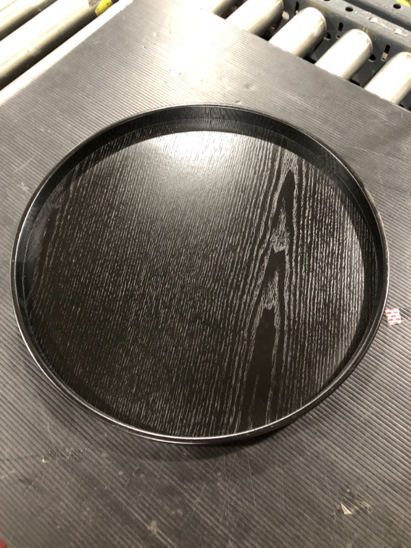 Photo 1 of 14.5" BLK WOOD TRAY