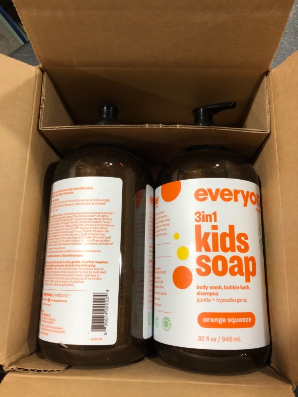 Photo 1 of EO Products Everyone Soap For Every Kids, Orange Squeeze - 32 oz