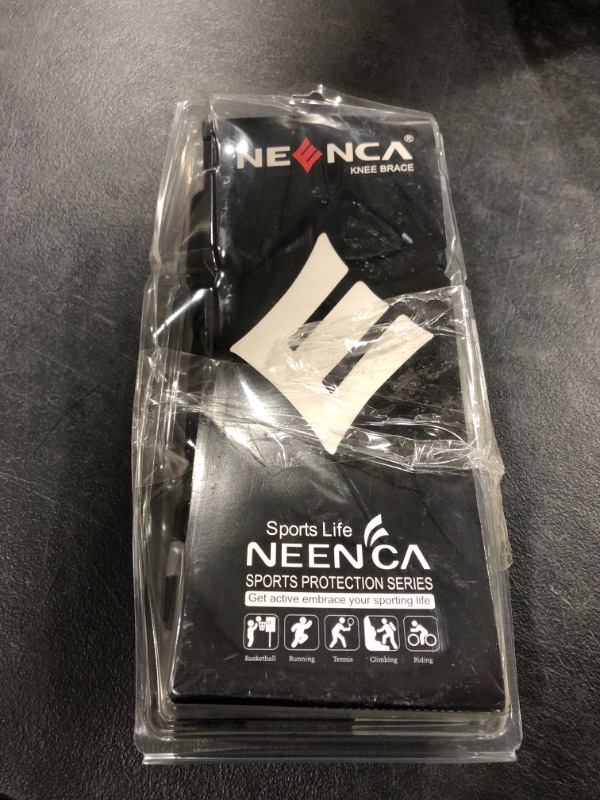 Photo 2 of NEENCA Professional Knee Brace for Knee Pain, Medical Knee Support with Patented X-Strap Fixing System. Best for Arthritis, Meniscus Tear, Injury Recovery, Knee Pain Relief, ACL, Sports. Men & Women XXX-Large---PACKAGE DAMAGE 