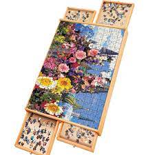 Photo 1 of 1000 piece puzzle board 29" x 21" puzzle board puzzle table puzzle tables