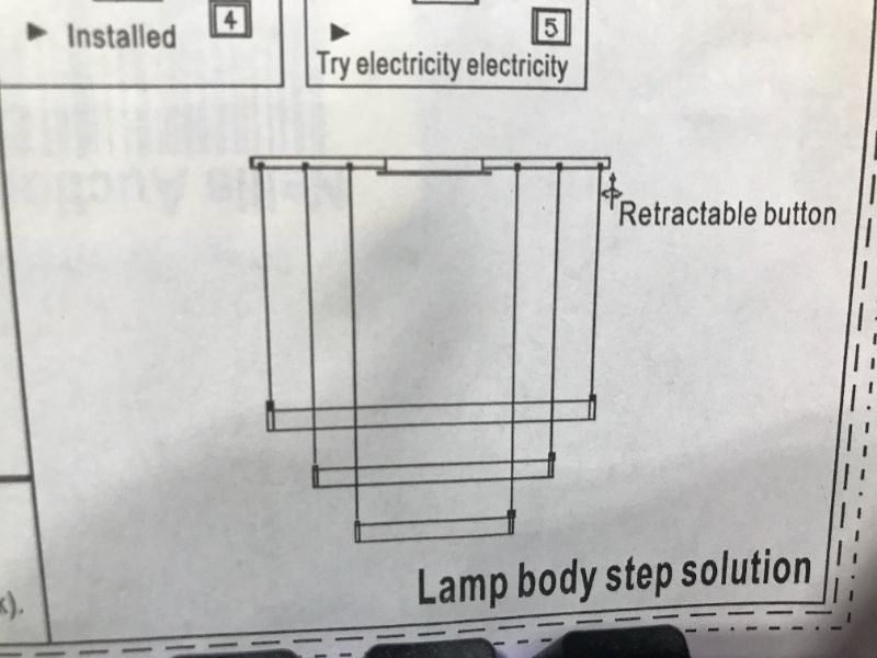 Photo 1 of 3 tier ceiling lamp body 