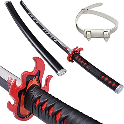 Photo 1 of ZiQing Anime Cosplay Sword ,Handmade Katana? Demon Slayer Sword Steel Sword remgoku Sword/zenitsu Sword 