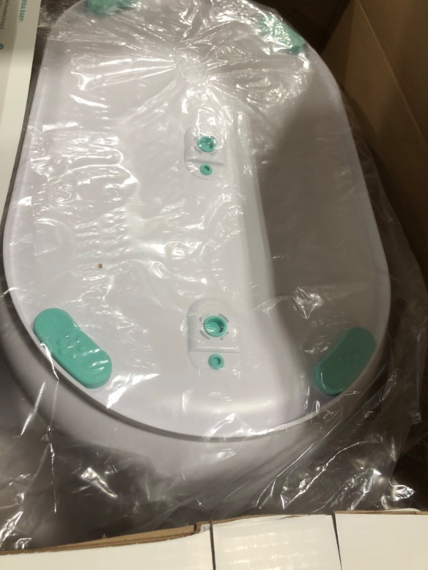 Photo 2 of 4-in-1 Grow-with-Me Bath Tub by Frida Baby Transforms Infant Bathtub to Toddler Bath Seat with Backrest for Assisted Sitting in Tub