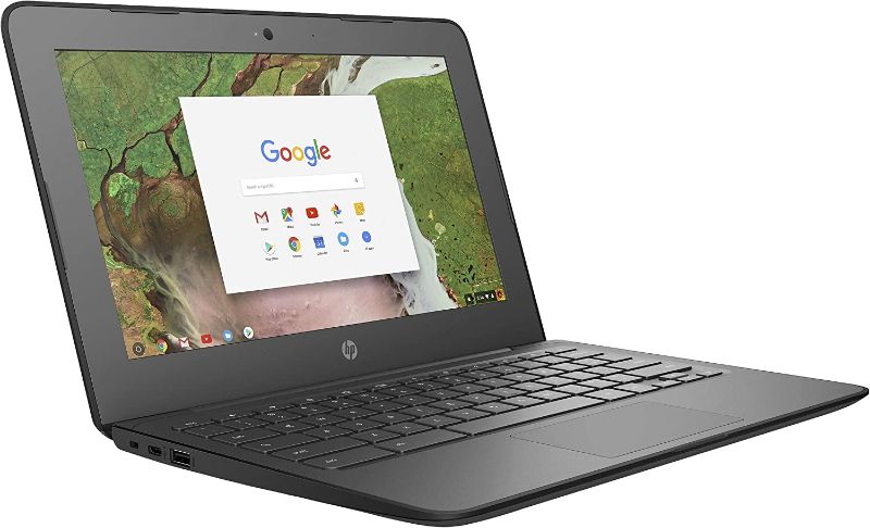 Photo 1 of HP Chromebook 11A-NB0013DX 11.6" 4GB 32GB Intel Celeron N3350 X2 1.1GHz Chrome OS, Ash Gray---USED -- DIRTY AND SCUFFED