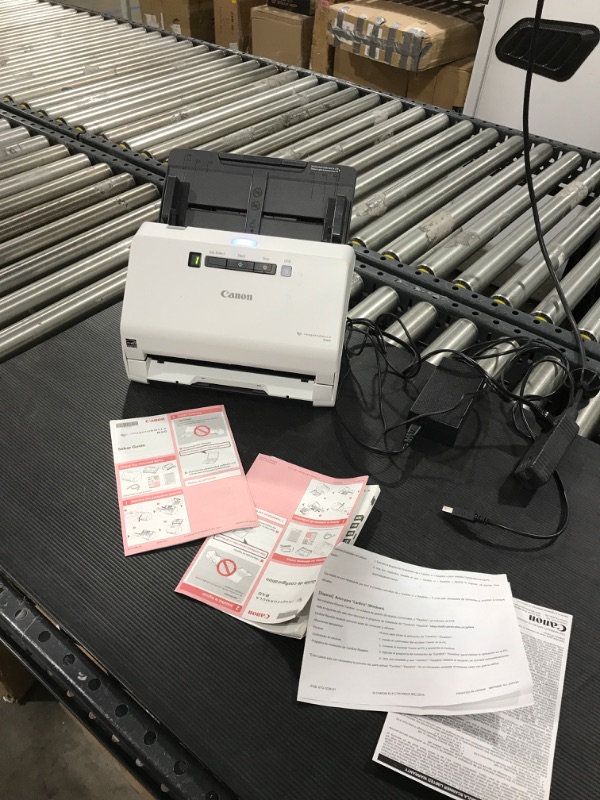 Photo 1 of Canon imageFORMULA R40 Office Document Scanner For PC and Mac, Color Duplex Scanning, Easy Setup For Office Or Home Use, Includes Scanning Software R40 Document Scanner