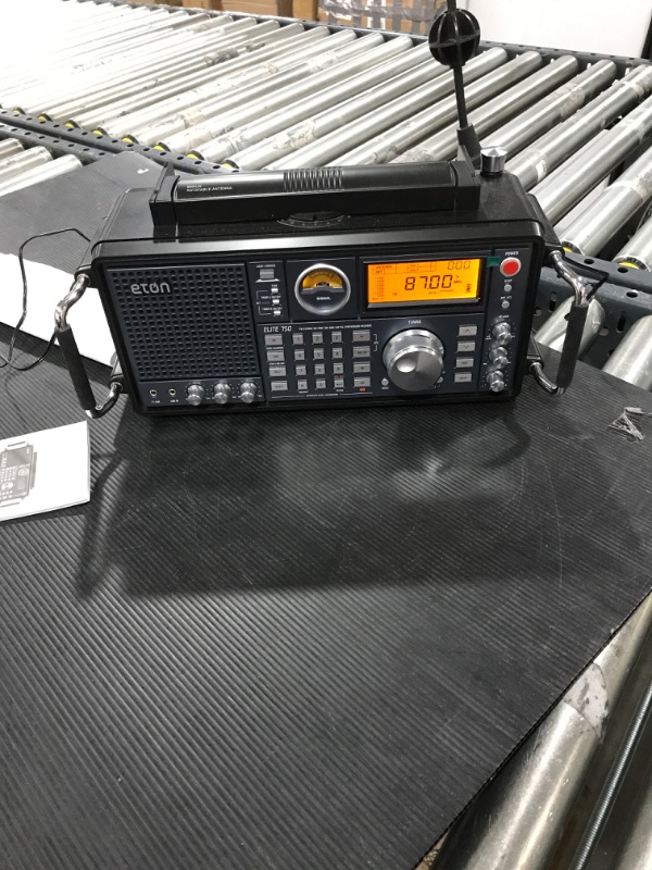 Photo 3 of Eton - Elite 750, The Classic AM/FM/LW/VHF/Shortwave Radio with Single Side Band, 360° Rotating AM Antenna, 1000 Channels, Back-Up Battery Packs, Commitment to Preparedness