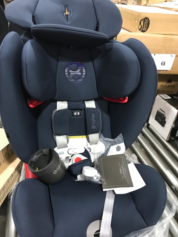 Photo 2 of Cybex Standard Eternis S All-in-One Car Seat with SensorSafe, Denim Blue